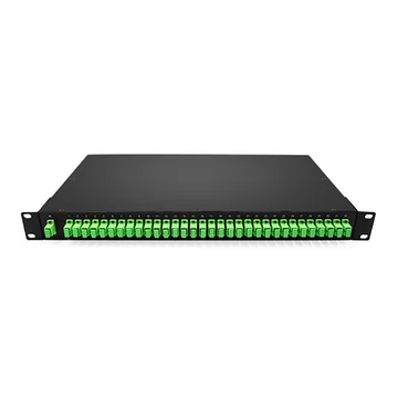 1x32 PLC Fiber Splitter 1U 19" Rack Mount | FiberMall