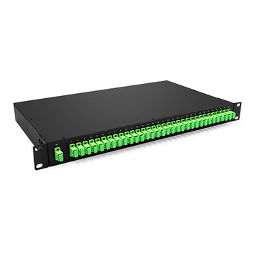 1x32 PLC Fiber Splitter, 1U 19”Rack Mount, SC/APC, SM