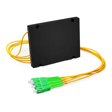 Divisor de fibra PLC 1x4, módulo ABS estándar, SC / APC SM