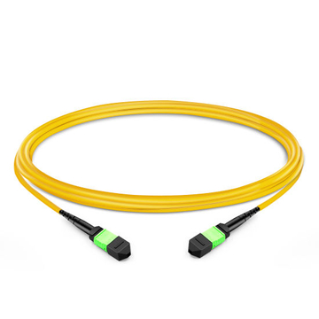 3m (10ft) 12 Fibers Female to Female Elite MTP Trunk Cable Polarity B LSZH OS2 9/125 Single Mode