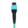 0.5m (1.6ft) 12 Fibers Female to Female MPO Trunk Cable Polarity B LSZH OM3 50/125 Multimode Fiber