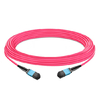 10m (33ft) 12 Fibers Multimode OM4 MPO Patch Cable Female to Female MPO Trunk Cable Polarity B LSZH Multimode OM4 50/125