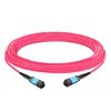 5 m (16 pies) 12 fibras hembra a hembra Cable troncal MPO Polaridad B LSZH Multimodo OM4 50/125