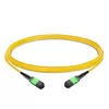 1m (3ft) 12 Fibers Low Insertion Loss Female to Female MPO Trunk Cable Polarity B LSZH OS2 9/125 Single Mode