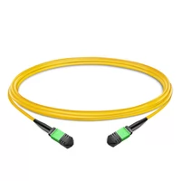 Полярность магистрального кабеля MPO длиной 3 м (10 фута), 12 волокон, между гнездом и гнездом B LSZH OS2 9/125, одномодовый