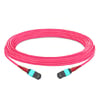 7m (23ft) 24 Fibers Female to Female Elite MTP Trunk Cable Polarity B Plenum (OFNP) Multimode OM4 50/125μm