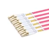 7m (23ft) MPO UPC Female to 6 LC UPC Duplex OM4 50/125 Multimode Fiber Breakout Cable, 12 Fibers Type B, Elite, LSZH, Aqua/Violet