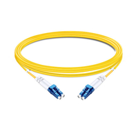 Дуплексный одномодовый оптоволоконный кабель LC UPC - LC UPC OFNP длиной 3 м (10 фута) OS2