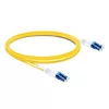 2m (7ft) Duplex OS2 Single Mode LC UPC to LC UPC OFNP Fiber Optic Cable