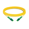 10m (33ft) Duplex OS2 Single Mode LC APC to LC APC PVC (OFNR) Fiber Optic Cable