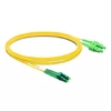 Cabo de fibra ótica de 3m (10 pés) Duplex OS2 de modo único LC APC para SC APC PVC (OFNR)