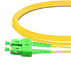 1m (3ft) Duplex OS2 Single Mode LC APC to SC APC PVC (OFNR) Fiber Optic Cable