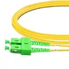 3m (10ft) Duplex OS2 Single Mode LC APC to SC APC PVC (OFNR) Fiber Optic Cable