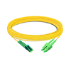 Cabo de fibra ótica de 10m (33 pés) Duplex OS2 de modo único LC APC para SC APC PVC (OFNR)