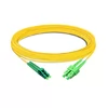 10m (33ft) Duplex OS2 Single Mode LC APC to SC APC PVC (OFNR) Fiber Optic Cable