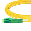 Cabo de fibra ótica de 10 m (33 pés) Duplex OS2 de modo único LC APC para ST APC PVC (OFNR)