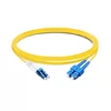 Câble à fibre optique Duplex OS1 monomode LC UPC vers SC UPC OFNP de 3 m (2 pieds)