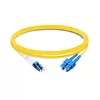 5m (16ft) Duplex OS2 Single Mode LC UPC to SC UPC PVC (OFNR) Fiber Optic Cable