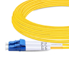 Cabo de fibra ótica de 10 m (33 pés) Duplex OS2 de modo único LC UPC para SC UPC PVC (OFNR)
