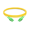 Câble à fibre optique Duplex OS1 SC APC vers SC APC PVC (OFNR) de 3 m (2 pieds)