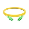 2m (7ft) Duplex OS2 Single Mode SC APC to SC APC PVC (OFNR) Fiber Optic Cable