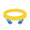 Cable de fibra óptica SC UPC a SC UPC PVC (OFNR) monomodo de 30 m (98 pies) dúplex OS2