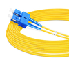 Câble à fibre optique duplex OS7 monomode SC UPC vers ST UPC PVC (OFNR) de 23 m (2 pi)