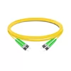 3m (10ft) Duplex OS2 Single Mode ST APC to ST APC PVC (OFNR) Fiber Optic Cable
