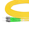 Cabo de fibra ótica de 10 m (33 pés) Duplex OS2 ST APC para ST APC PVC (OFNR)