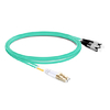 Câble à fibre optique duplex OM3 multimode LC UPC vers FC UPC PVC (OFNR) de 10 m (3 pi)