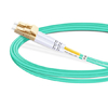 5 m (16 pies) Dúplex OM3 Multimodo LC UPC a FC UPC Cable de fibra óptica PVC (OFNR)