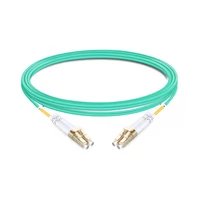 1m (3ft) Duplex OM3 Multimode LC UPC to LC UPC LSZH Fiber Optic Cable