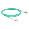 1m (3ft) Duplex OM3 Multimode LC UPC to LC UPC PVC (OFNR) Fiber Optic Cable