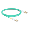 2m (7ft) Duplex OM3 Multimode LC UPC to LC UPC LSZH Fiber Optic Cable