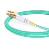 Cable de fibra óptica LC UPC a LC UPC de 3 m (10 pies) multimodo OM4 dúplex de PVC (OFNR)