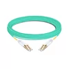 Cable de fibra óptica LC UPC a LC UPC LSZH multimodo dúplex OM10 de 33 m (3 pies)