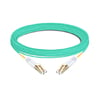 10m (33ft) Duplex OM3 Multimode LC UPC to LC UPC LSZH Fiber Optic Cable