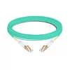 10m (33ft) Duplex OM4 Multimode LC UPC to LC UPC PVC (OFNR) Fiber Optic Cable