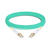 Câble fibre optique duplex OM30 multimode LC UPC vers LC UPC PVC (OFNR) de 98 m (3 pi)