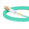 Cable de fibra óptica LC UPC a LC UPC OFNP multimodo dúplex OM10 de 33 m (4 pies)