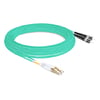 Câble à fibre optique duplex OM10 multimode LC UPC vers ST UPC PVC (OFNR) de 33 m (4 pi)