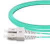 1m (3ft) Duplex OM3 Multimode SC UPC to SC UPC LSZH Fiber Optic Cable