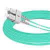 15m (49ft) Duplex OM3 Multimode SC UPC to SC UPC PVC (OFNR) Fiber Optic Cable