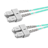 20m (66ft) Duplex OM3 Multimode SC UPC to SC UPC PVC (OFNR) Fiber Optic Cable