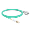 1m (3ft) Duplex OM3 Multimode LC UPC to SC UPC OFNP Fiber Optic Cable
