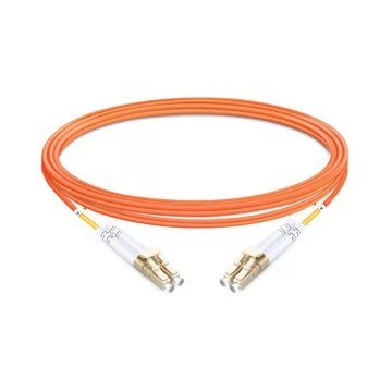 Câble fibre optique duplex OM1 multimode LC UPC vers LC UPC PVC (OFNR) de 3 m (2 pi)