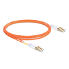 Câble fibre optique duplex OM3 multimode LC UPC vers LC UPC PVC (OFNR) de 10 m (1 pi)