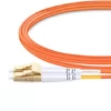 Cabo de fibra ótica de 2 m (7 pés) Duplex OM2 LC UPC para LC UPC PVC (OFNR)