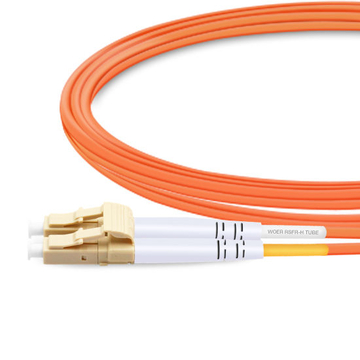 Câble fibre optique duplex OM1 multimode LC UPC vers LC UPC PVC (OFNR) de 3 m (1 pi)