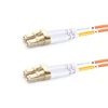 1m (3ft) Duplex OM1 Multimode LC UPC to LC UPC PVC (OFNR) Fiber Optic Cable